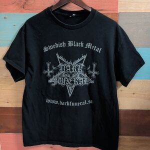 Swedish Black Metal Graphic Tee - Black